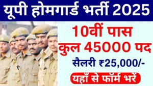 UP Home Guard job Recruitment 2025